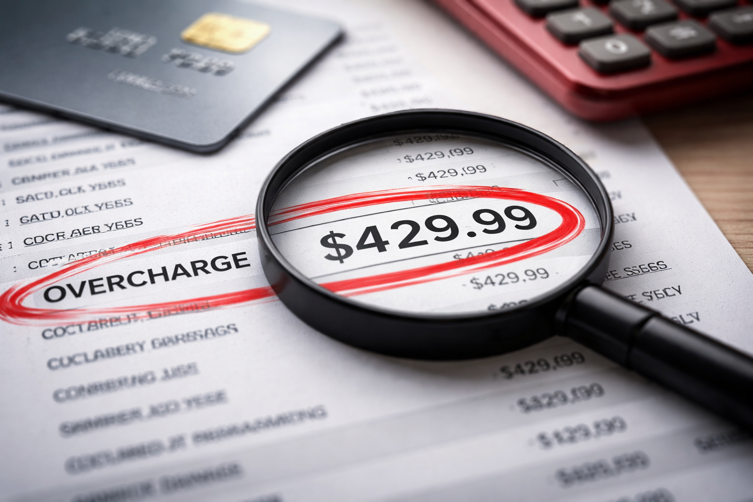 Credit Card Wrong Amount Charged