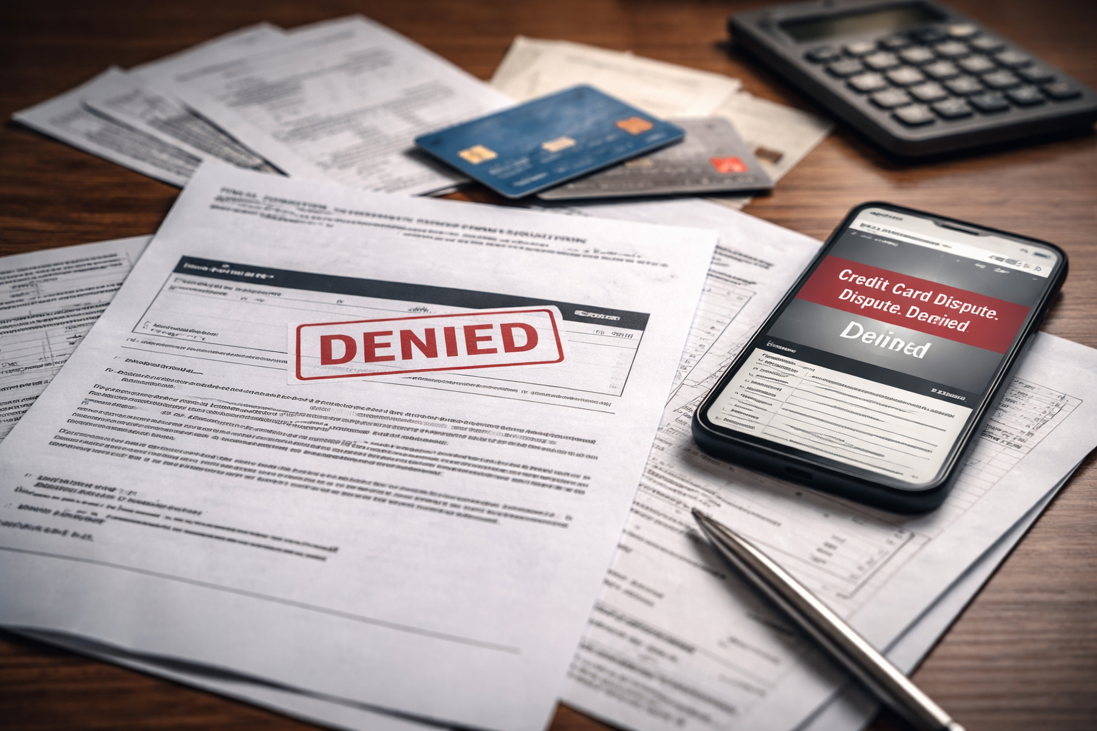 Credit card dispute lost