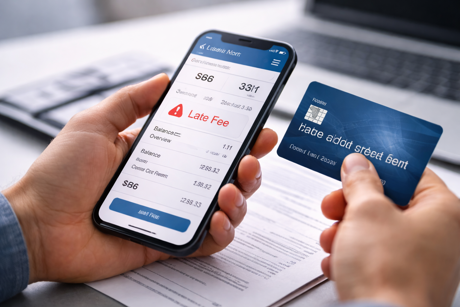 credit card late fee error