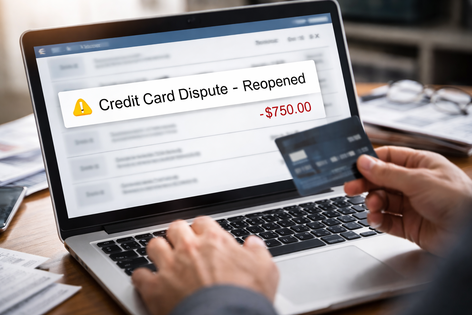 Credit Card Dispute Reopened After Being Closed
