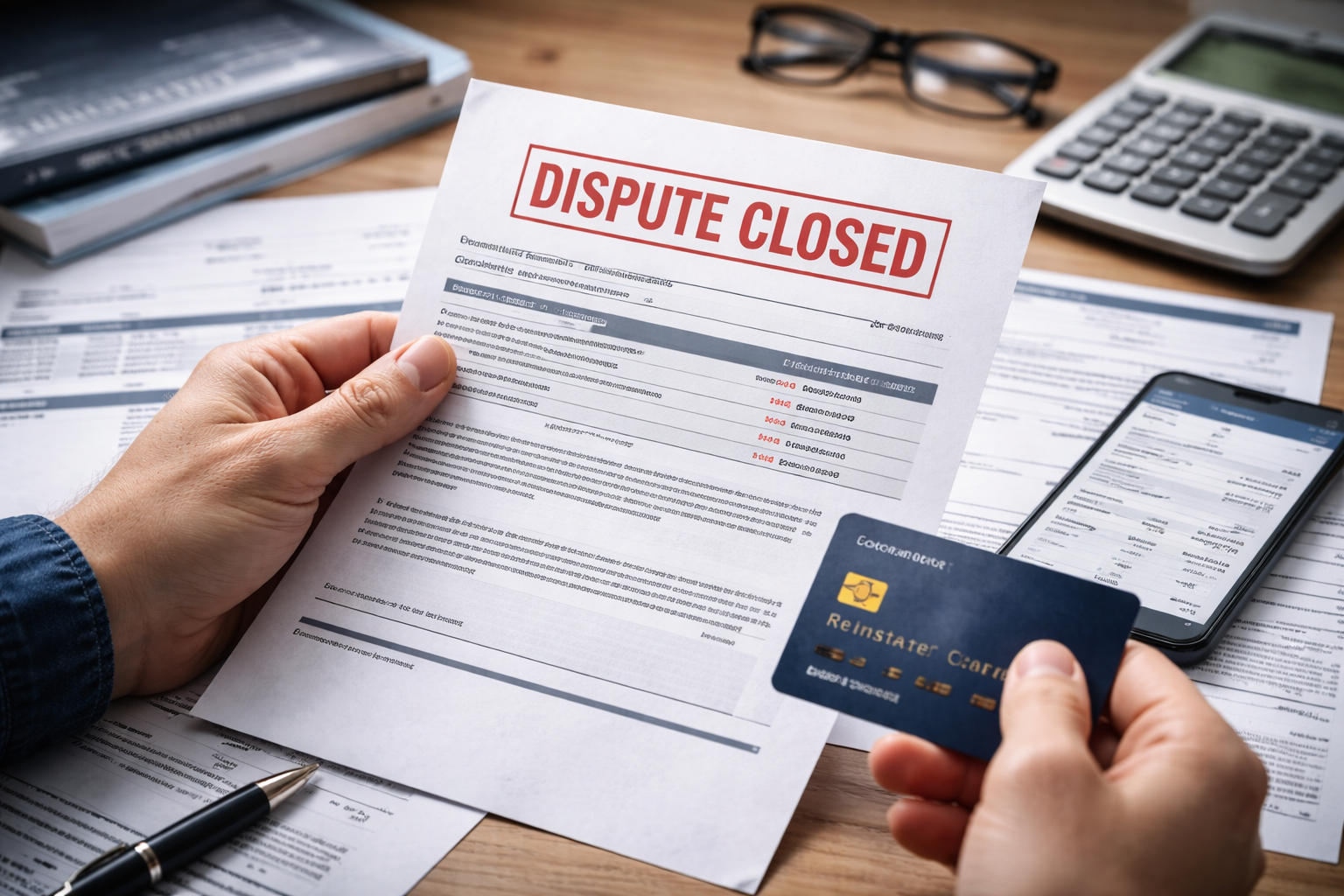 credit card dispute closed without resolution