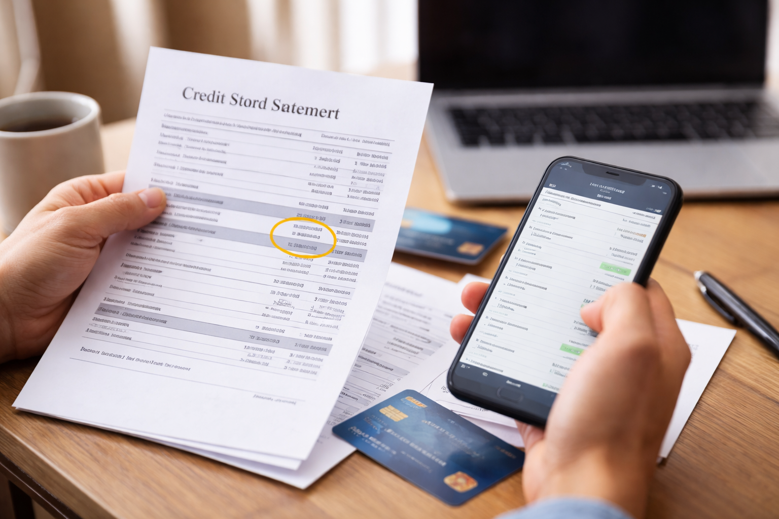 credit card statement error what to do