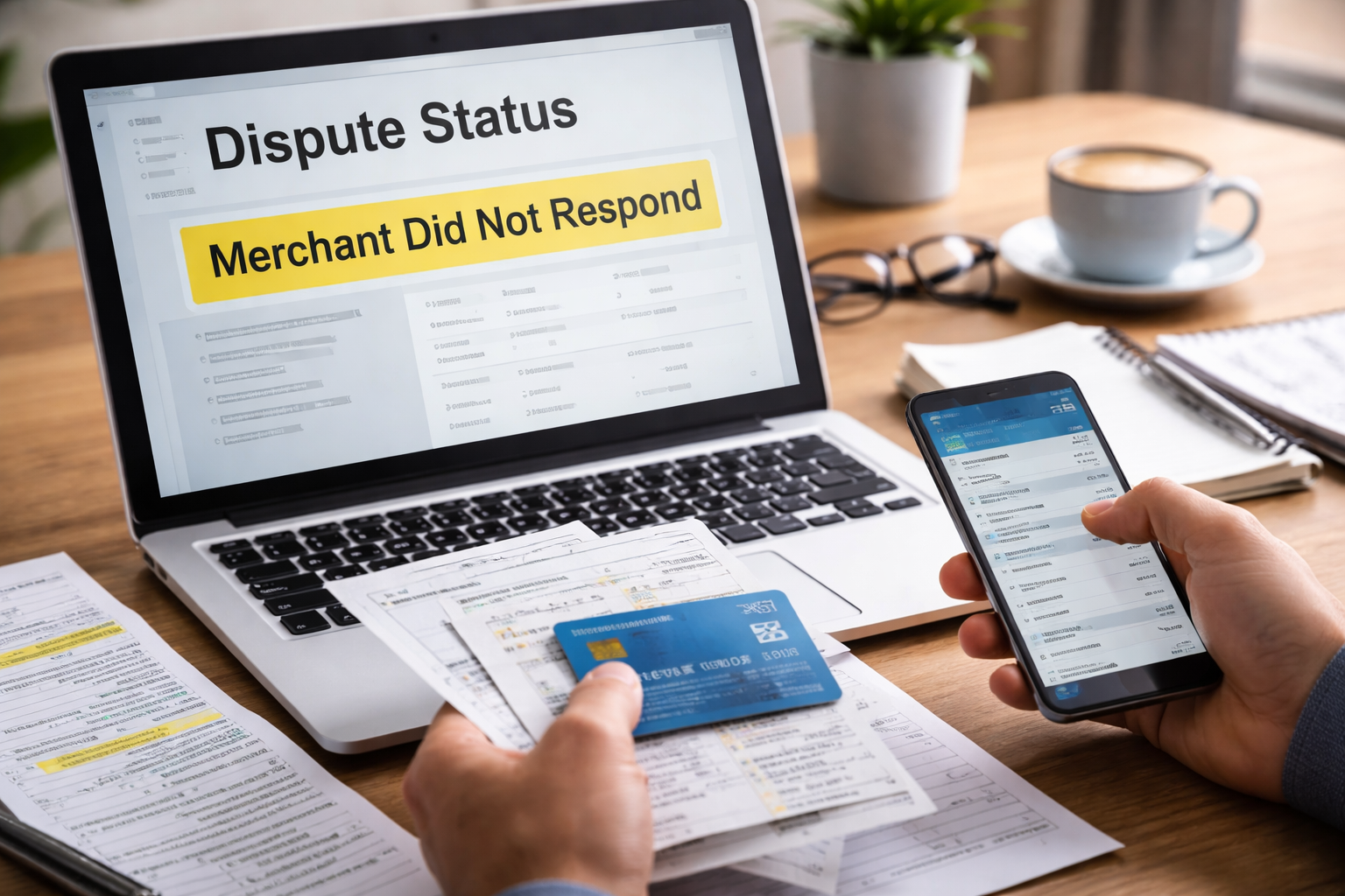 merchant did not respond to dispute