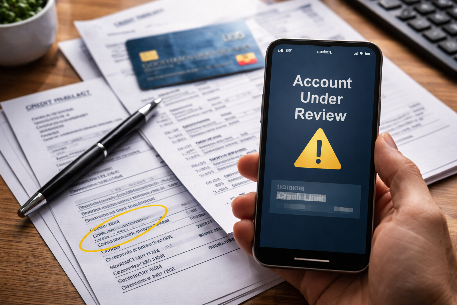 Credit Card Dispute Triggered Financial Review of Entire Account