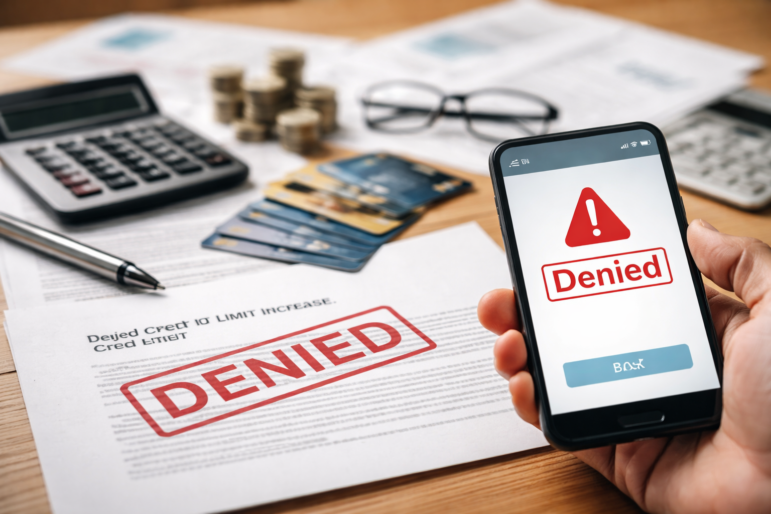 Credit Card Credit Limit Increase Denied Without Clear Reason