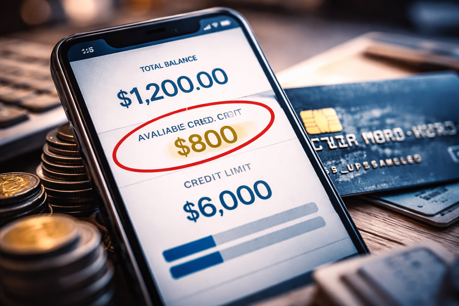 Credit Card Available Credit Reduced Without Balance Change