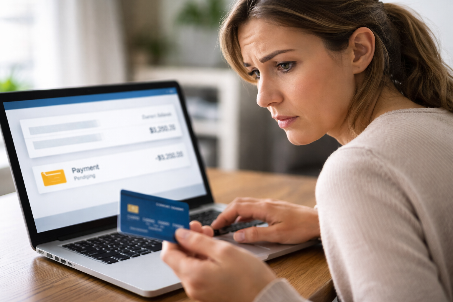 Credit Card Payment Processing But Balance Not Updated