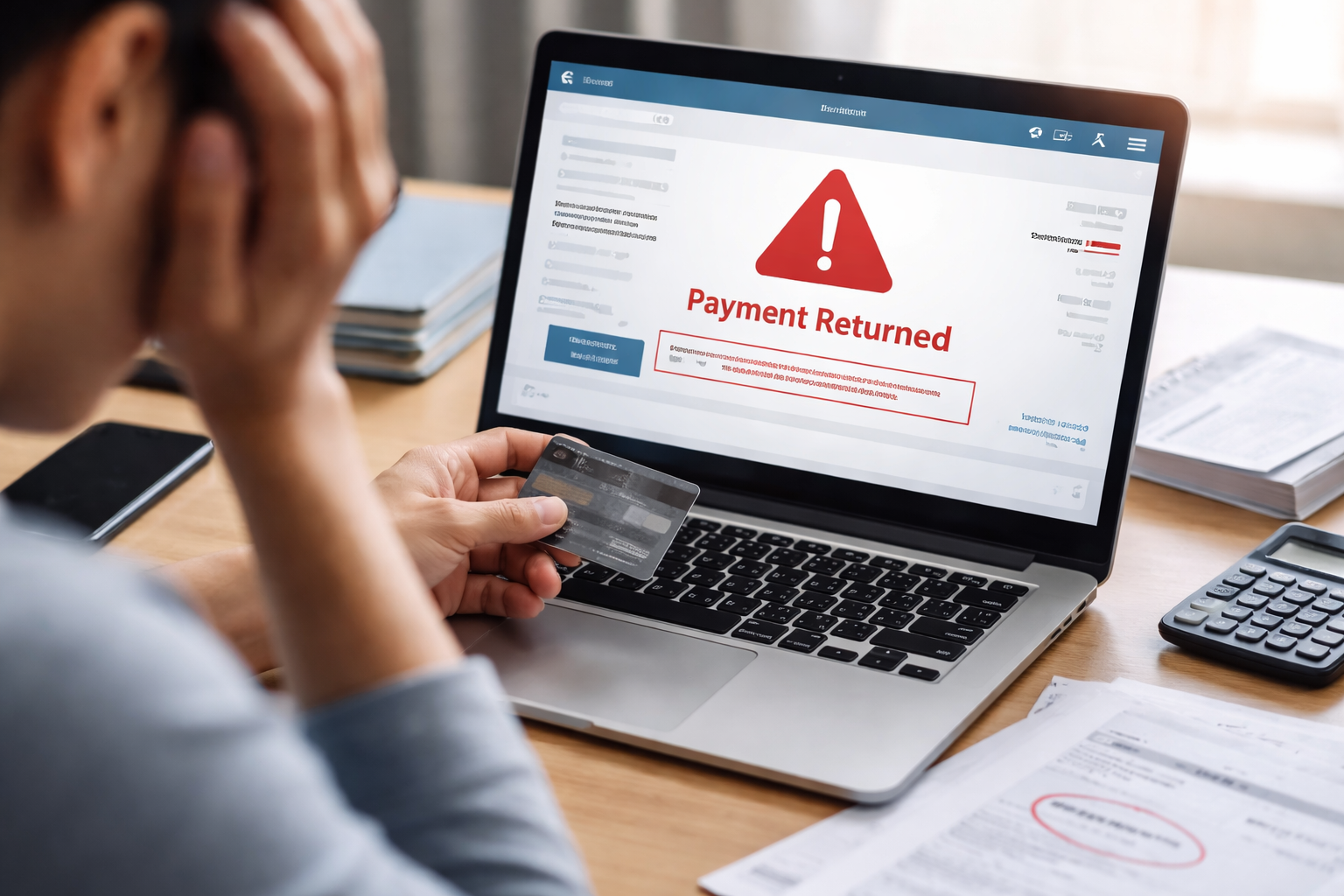 Credit Card Payment Returned for Insufficient Funds After Posting